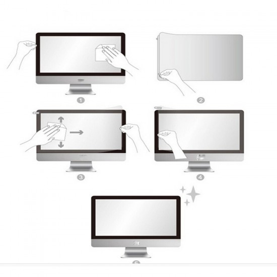 iMac 21.5inc 27inc ile Uyumlu Nano Hayalet Ekran Koruyucu A1311 A1312 A1418 A1419
