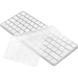 Klavye Koruyucu Apple Magic Keyboard-3 (TR-UK) A2449 A2450 ile Uyumlu Silikon Kılıf