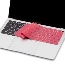 Laptop MacBook Air 13inc Klavye Koruyucu A1932 2018/2019 Uyumlu Amerika İngilizce Baskılı