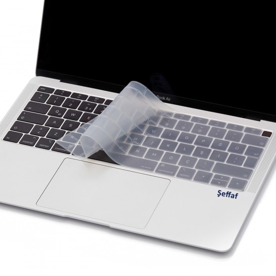 Laptop MacBook Air 13inc Klavye Koruyucu A1932 2018/2019 Uyumlu Amerika İngilizce Baskılı Laptop MacBook Air 13inc Klavye Koruyucu A1932 2018/2019 Uyumlu Amerika İngilizce Baskılı