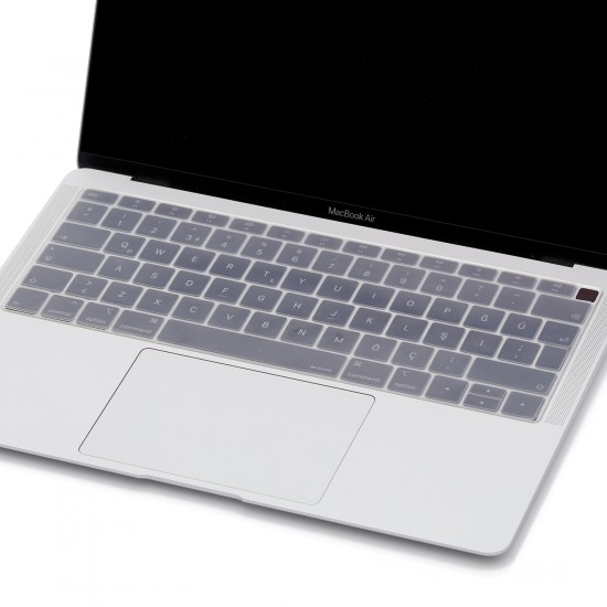Laptop MacBook Air 13inc Klavye Koruyucu A1932 2018/2019 Uyumlu Amerika İngilizce Baskılı Laptop MacBook Air 13inc Klavye Koruyucu A1932 2018/2019 Uyumlu Amerika İngilizce Baskılı