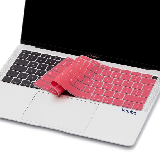 Laptop Macbook Air Klavye Koruyucu UK(EU) İngilizce Harf Baskılı A1932 ile Uyumlu