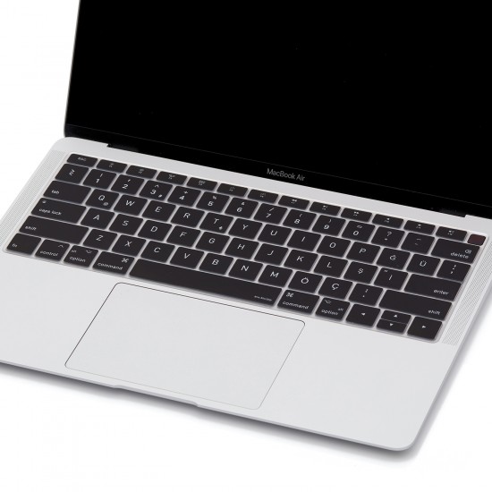 Laptop Macbook Air Klavye Koruyucu US-TR Harf Baskılı A1932 ile Uyumlu