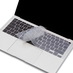 Laptop MacBook Air 13inc Klavye Koruyucu A2179 A2337 2020/2021 Uyumlu Amerikan İngilizce Baskılı