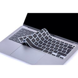 McStorey Macbook Air M1 ile Uyumlu Klavye Koruyucu TouchID A2179 A2337 Türkçe Baskılı