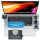Laptop MacBook Air 13inc Klavye Koruyucu A2179 A2337 2020 2021 Uyumlu Türkçe Baskılı Gradient Laptop MacBook Air 13inc Klavye Koruyucu A2179 A2337 2020 2021 Uyumlu Türkçe Baskılı Gradient