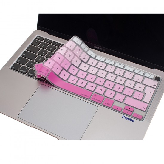 Laptop MacBook Air 13inc Klavye Koruyucu A2179 A2337 2020 2021 Uyumlu Türkçe Baskılı Gradient Laptop MacBook Air 13inc Klavye Koruyucu A2179 A2337 2020 2021 Uyumlu Türkçe Baskılı Gradient
