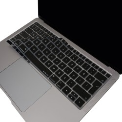 Laptop Macbook Air 13inç Klavye Koruyucu (Türkçe Q) TouchID'li A1932 (2018-2019) Modeli ile Uyumlu