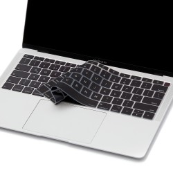 Laptop Macbook Air 13inç Klavye Koruyucu (US-ABD İngilizce) TouchID'li A1932 ile Uyumlu