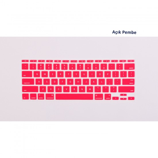 Laptop Macbook Air Klavye Kılıf US(ABD) İngilizce Baskı 11 inç A1370 A1465 ile Uyumlu
