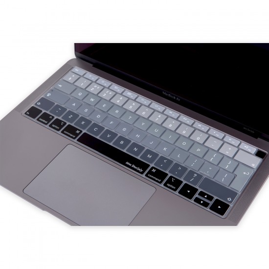 Macbook Air Klavye Koruyucu UK(EU) İngilizce A1932 ile Uyumlu Ombre