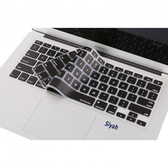 Macbook Klavye Air Pro Koruyucu (US-ABD İngilizce) (Eski USB'li Model 2008/2017) ile Uyumlu