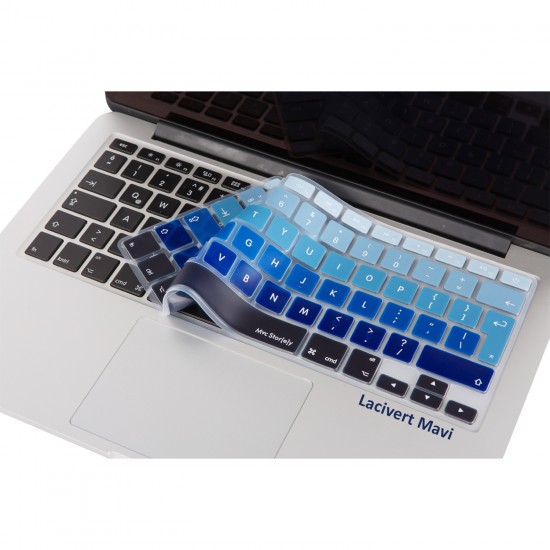 Macbook Klavye Air Pro için UK İngilizce (Eski USB'li Model 2008-2017) A1466 A1502 ile Uyumlu Ombre
