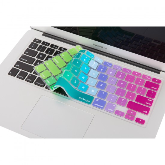 Macbook Klavye Koruyucu Air Pro için US(ABD) İngilizce Dazzle (Eski USB'li Model 2008-2017) ile Uyumlu