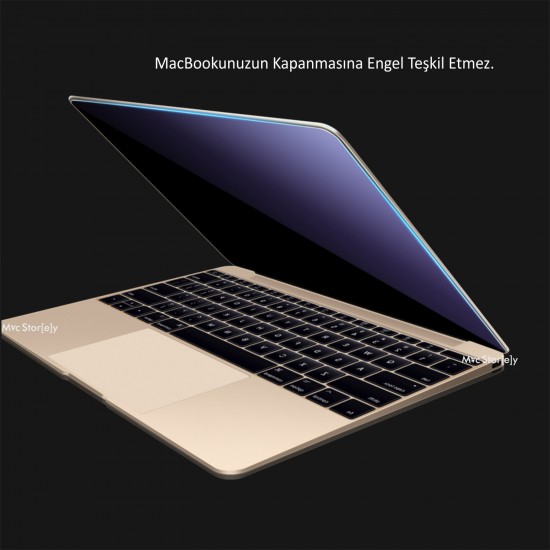 Macbook Pro Ekran Koruyucu Mat Parlamayı Önler 16inç A2141 (2019 Yılı Üretimi) ile Uyumlu