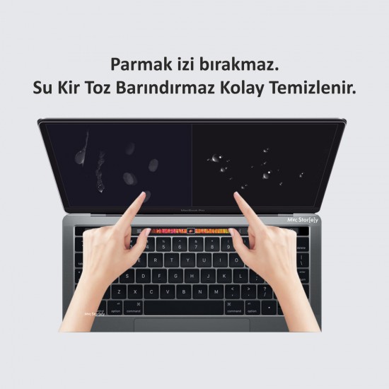 Ekran Koruyucu Laptop Macbook Pro 15inç Anti Scratch Parlak A1707 A1990 ile Uyumlu