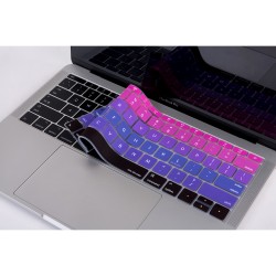 McStorey Laptop Macbook Pro ile Uyumlu Klavye Koruyucu A1708 A1534 Amerika İngilizce Baskı Ombre