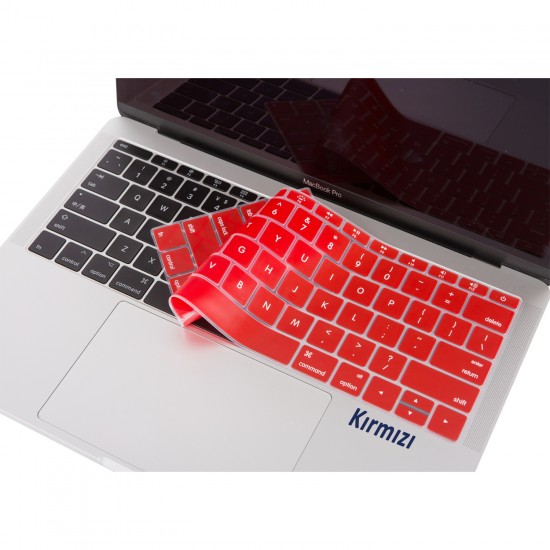 Laptop Macbook Pro Klavye Kılıf US(ABD) İngilizce Baskılı A1534 A1708 ile Uyumlu
