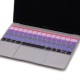 Laptop Macbook Pro Klavye Koruyucu (US TO TR) 13inç A1708 / 13inç A1534 ile Uyumlu Ombre