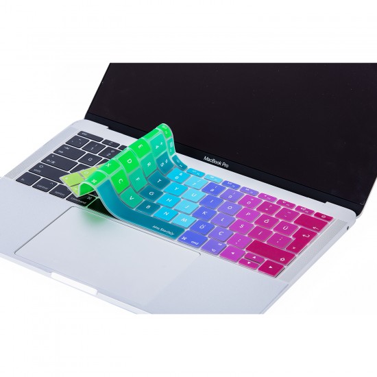 Laptop Macbook Pro Klavye Koruyucu (Türkçe Q) A1534 A1708 ile Uyumlu Dazzle