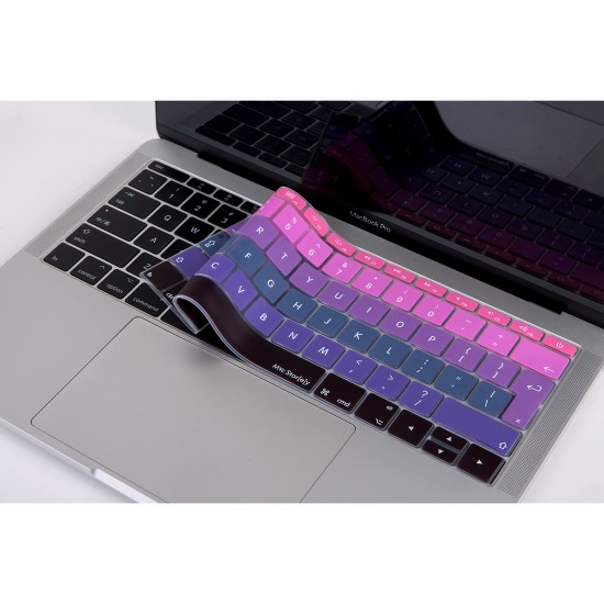 macbook klavye koruyucu uk avrupa ingilizce ombre silikon