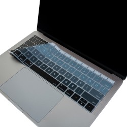 Laptop Macbook Pro Klavye Koruyucu (US to TR) 13inç A1708 -13inç A1534 ile Uyumlu Ombre