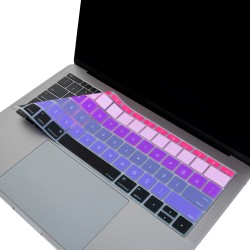 Laptop Macbook Pro Klavye Koruyucu (US to TR) 13inç A1708 -13inç A1534 ile Uyumlu Ombre