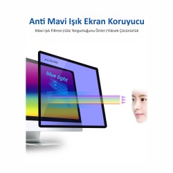 Laptop MacBook Pro M1 A2485 ile Uyumlu Nano Ekran Koruyucu Anti Blue Ray