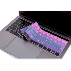 Laptop MacBook Pro TouchBar Klavye Koruyucu 13inc A1706 1989 2159 15inc A1707 1990 Türkçe Ombre