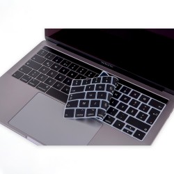Laptop MacBook Pro TouchBar Klavye Koruyucu A1706 1989 2159 A1707 1990 F Türkçe Baskı Daktilo Düzeni