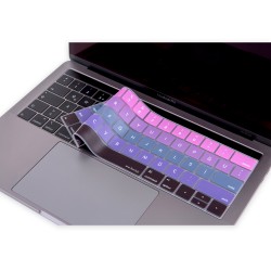Laptop MacBook Pro TouchBar Klavye Koruyucu A1706 1989 2159 A1707 1990 İngilizce-Türkçe USTip Ombre