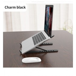 Laptop MacBook Stand Katlanabilir Taşınabilir Hafif Stand Siyah