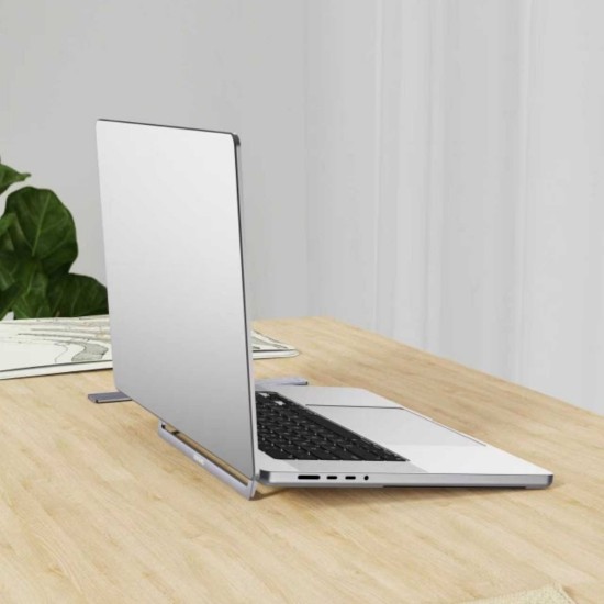 Laptop Stand Ultra İnce 4 mm Katlanabilir Alüminyum Ergonomik – 11.6–17 İnç Uyumlu