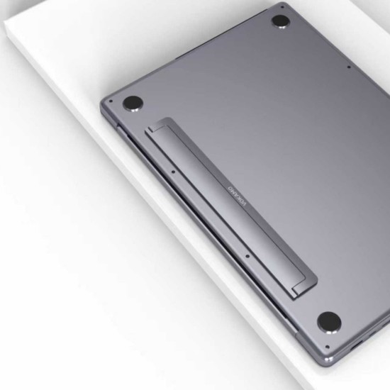 Laptop Stand Ultra İnce 4 mm Katlanabilir Alüminyum Ergonomik – 11.6–17 İnç Uyumlu