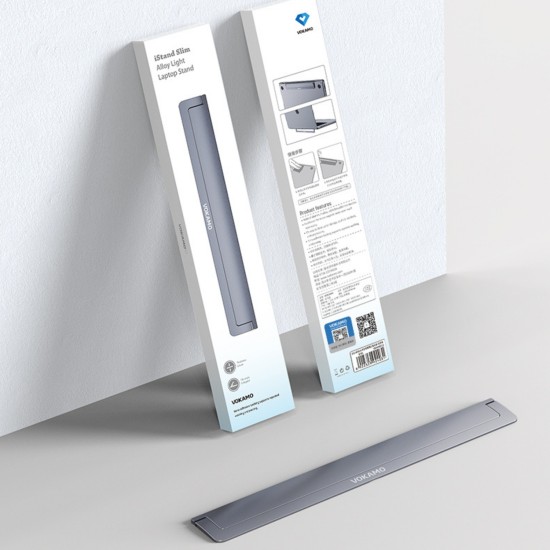 Laptop Stand Ultra İnce 4 mm Katlanabilir Alüminyum Ergonomik – 11.6–17 İnç Uyumlu