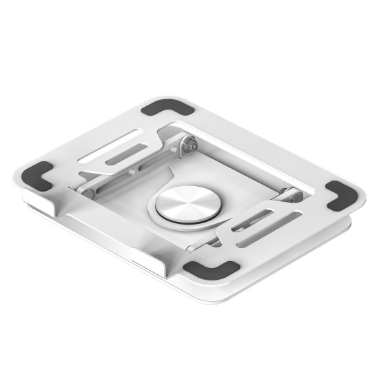 Laptop standı gümüş renk ayarlanabilir alüminyum ergonomik
