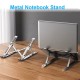 6 kademeli yukseklik ayarli laptop stand tasinabilir aluminyum notebook stand