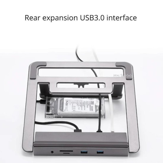 McStorey 12-in-1 USB-C Docking Station Laptop Stand 4K HDMI 100W PD