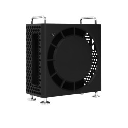 Mac Mini M4 M4 Pro uyumlu TPU kırılmaz dikey kılıf delikli soğutma standı metal ayak kulp