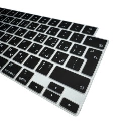 MacBook Air 13,6 inç Farsça Klavye Koruyucu Persian Harf Baskılı A2681 M2 Air 15,3 Pro 14 16