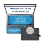 MacBook Air 13.6 inç mat flu buzlu kılıf TPU sert kapak M4-M3-M2 uyumlu ince hafif koruyucu