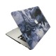 MacBook Air 13 inç A1369 A1466 Mermer Desenli Sert Kapak TPU Darbe Emici İnce Hafif Koruyucu Laptop Kılıfı