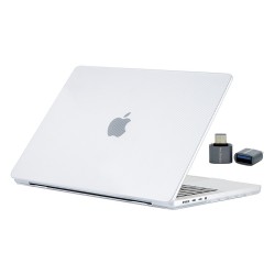 MacBook Air 13 inç Karbon Fiber Sert Kılıf M1 A2337 A2179 A1932 Uyumlu İnce Hafif Koruma