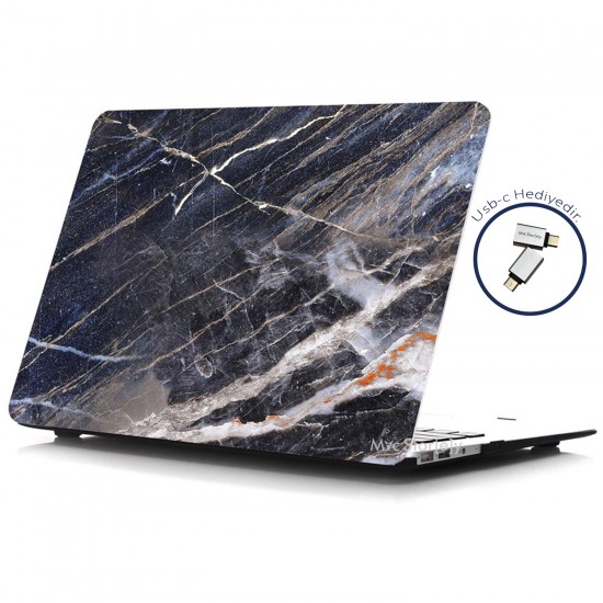 MacBook Air Kılıf 13inc HardCase Touch ID A1932 2018/2019 Uyumlu Kılıf Marble06N MacBook Air Kılıf 13inc HardCase Touch ID A1932 2018/2019 Uyumlu Kılıf Marble06N