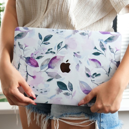 MacBook Air 13 inç TPU lazer baskı kılıf A1466 A1369 tam uyum