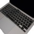 MacBook Air 13 inç klavye koruyucu Arapça baskılı UK Enter uyumlu M1 A2337 A2179 silikon