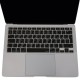 MacBook Air 13 Arapça UK Enter klavye koruyucu A2337 A2179 silikon