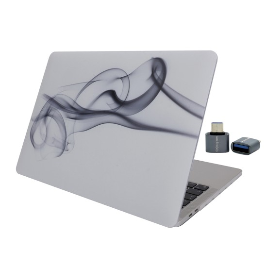 MacBook Air 13 İnç TPU UV Baskılı Mat Kılıf A2337 A2179 A1932 Uyumlu