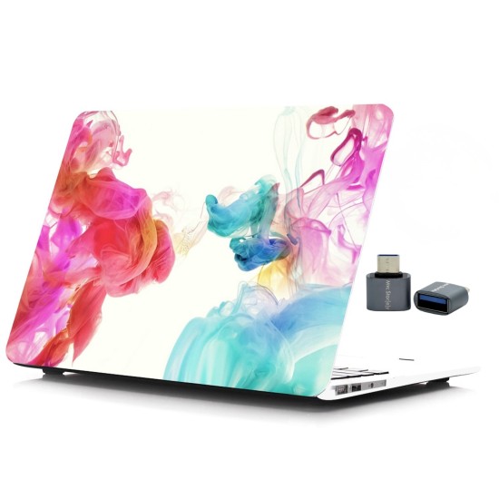 MacBook Air 13 İnç TPU UV Baskılı Mat Kılıf A2337 A2179 A1932 Uyumlu