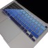 MacBook Air 13 inç Türkçe Q Ombre Silikon Klavye Koruyucu A2337 M1 A2179 Yıkanabilir İnce